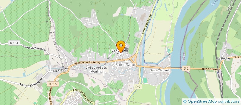 localisation de l'entreprise SCEV DOMAINE DE LA JOLIVE  SURY-EN-VAUX