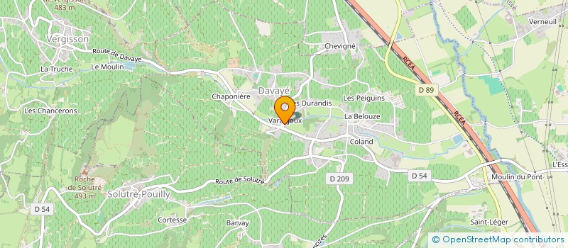 localisation de l'entreprise SCEV DOMAINE DE RONCEVAUX à DAVAYE