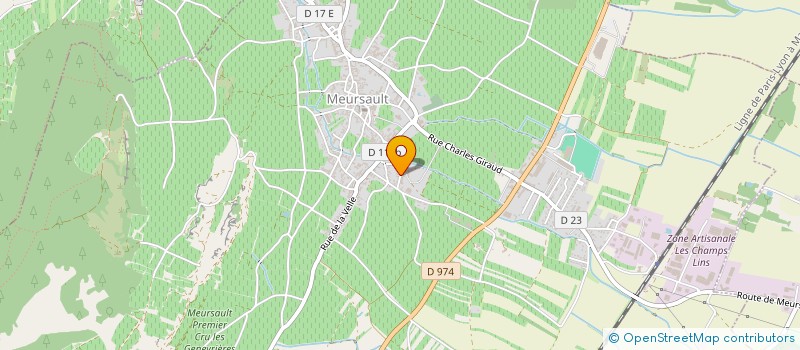 localisation de l'entreprise SCEV DOMAINE DU CHATEAU DE MEURSAULT  MEURSAULT