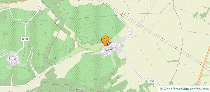 localisation de l'entreprise SCEV DOMAINE DU CHATEAU DE VIVIERS  VIVIERS