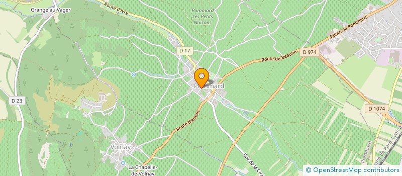 localisation de l'entreprise SCEV DOMAINE JOANNES VIOLOT GUILLEMARD à POMMARD
