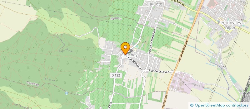 localisation de l'entreprise SCEV DOMAINE PHILIPPE ROBERT ET FILS  COUCHEY