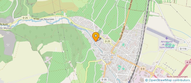 localisation de l'entreprise SCEV DOMAINE ROBERT CHEVILLON à NUITS-SAINT-GEORGES