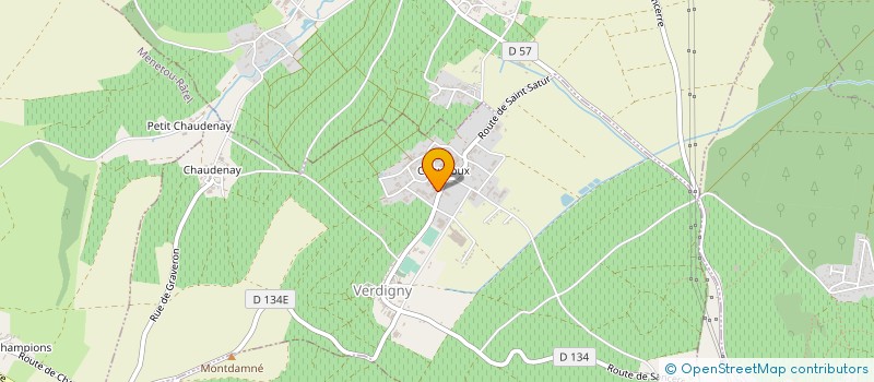 localisation de l'entreprise SCEV DOMAINE TABORDET  VERDIGNY