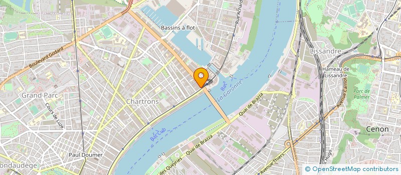 localisation de l'entreprise SCEV DU CHATEAU LA CROIX DU CASSE à BORDEAUX
