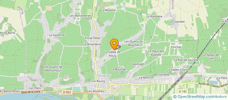 localisation de l'entreprise SCEV DU CLOS DE NOUY  VOUVRAY