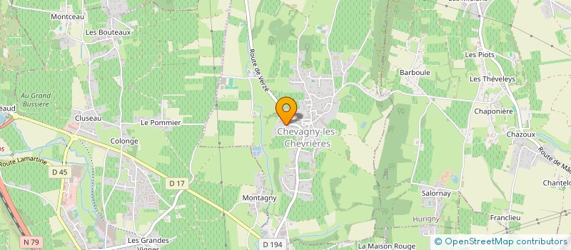 localisation de l'entreprise SCEV DU DOMAINE DES CHARMES  SERRIERES