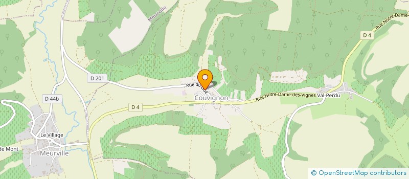 localisation de l'entreprise SCEV DU GRAND VAL  COUVIGNON