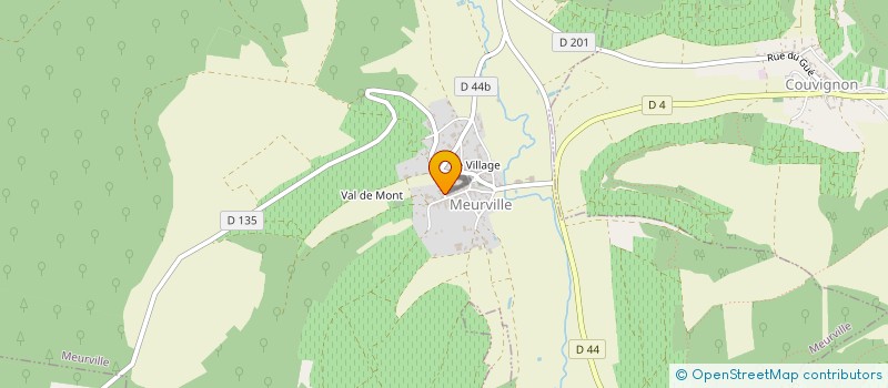 localisation de l'entreprise SCEV FABRICE ETIENNE ET FILS à MEURVILLE