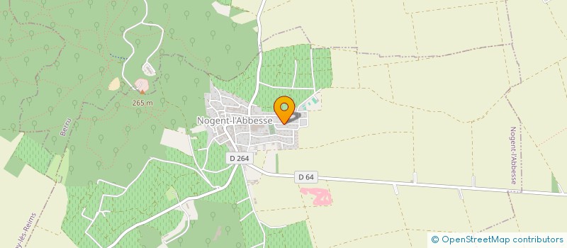 localisation de l'entreprise SCEV FLORENT-MODAINE  NOGENT-L'ABBESSE