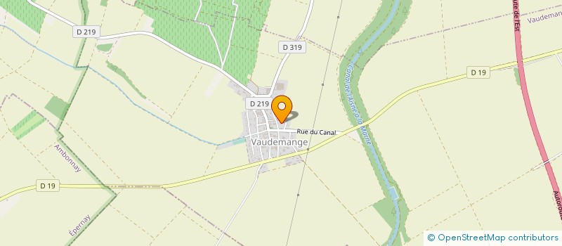 localisation de l'entreprise SCEV FRANCART PHILIPPE  VAUDEMANGE