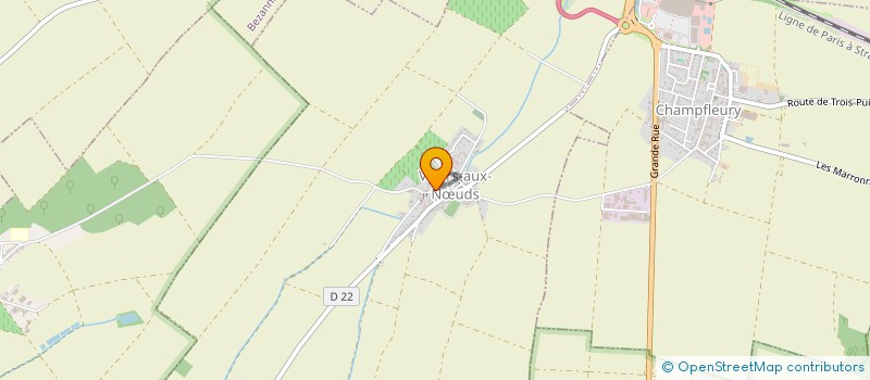 localisation de l'entreprise SCEV GERMAIN-BROCHET  VILLERS-AUX-NUDS