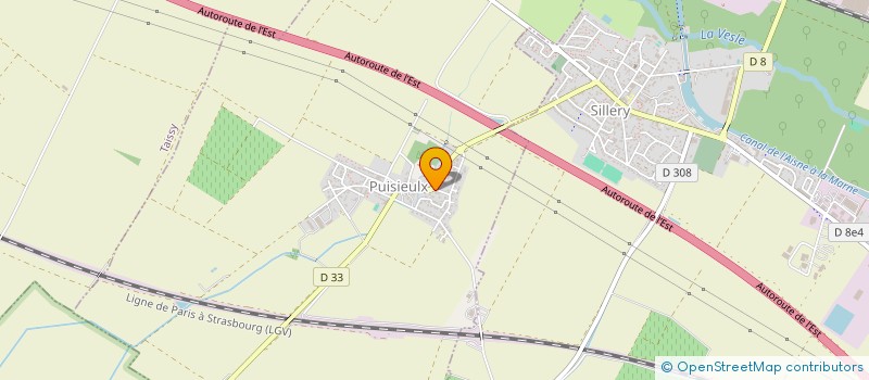 localisation de l'entreprise SCEV GOULARD JULLIETTY  PUISIEULX