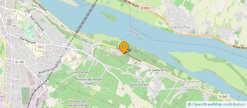 localisation de l'entreprise SCEV GOUVERNAIL  SAUMUR