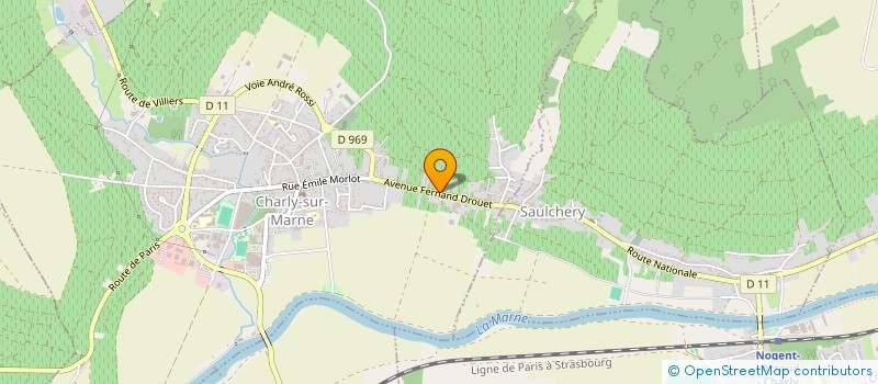 localisation de l'entreprise SCEV GRATIOT-PILLIERE à CHARLY-SUR-MARNE