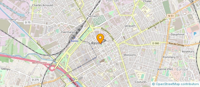 localisation de l'entreprise SCEV GRELON  REIMS