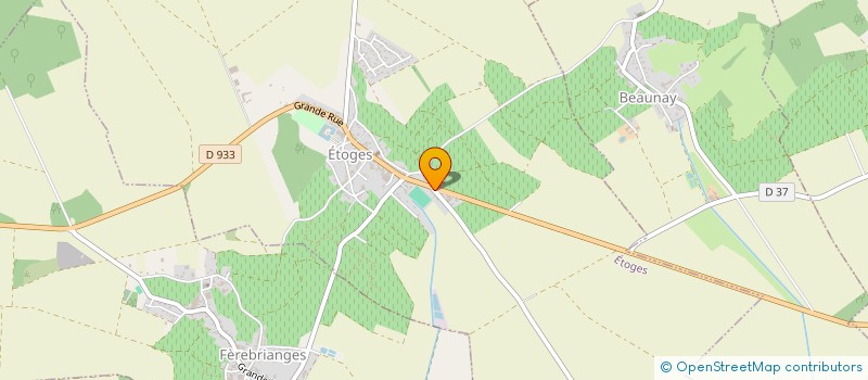 localisation de l'entreprise SCEV GUENEL-BUFFRY  ETOGES