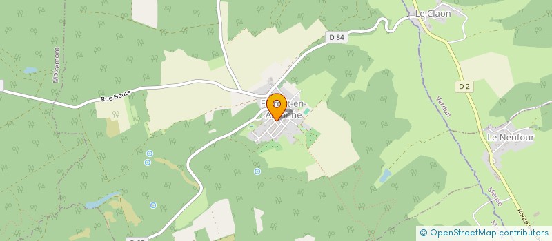 localisation de l'entreprise SCEV HUGUENIN MARIE  OUTINES