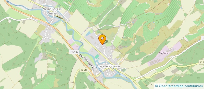 localisation de l'entreprise SCEV JNC VIGNES  GYE-SUR-SEINE