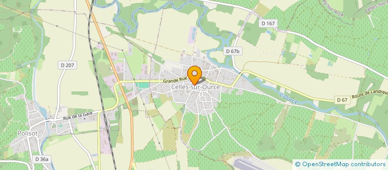 localisation de l'entreprise SCEV LA CHAMPENOISE à CELLES-SUR-OURCE