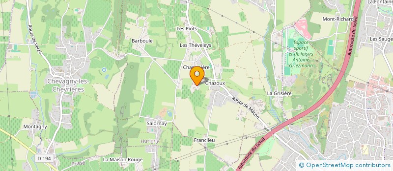 localisation de l'entreprise SCEV LE CLOS DE LA MAISON  HURIGNY