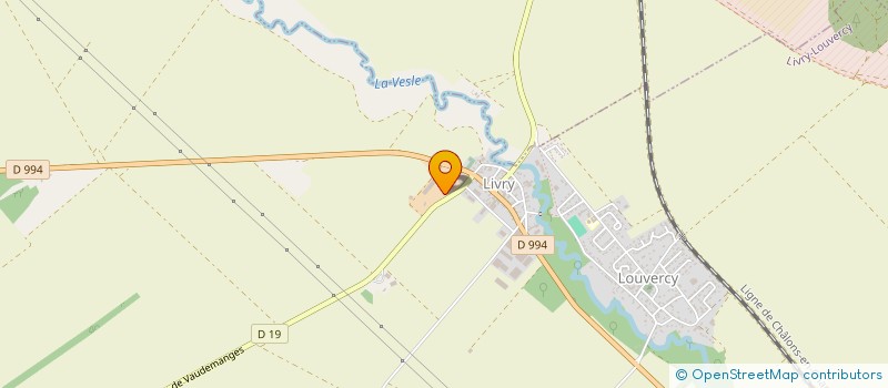 localisation de l'entreprise SCEV LES BRINBELLES  LIVRY-LOUVERCY