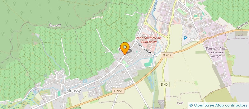 localisation de l'entreprise SCEV LES CHAPELLES  PIERRY