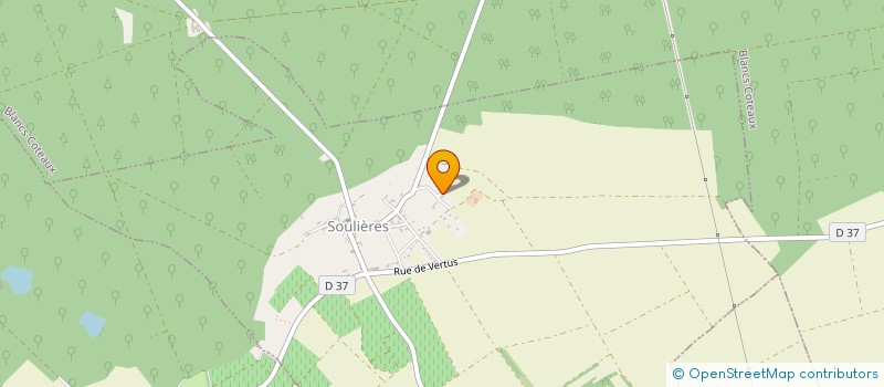 localisation de l'entreprise SCEV LES CHETIVINS  SOULIERES