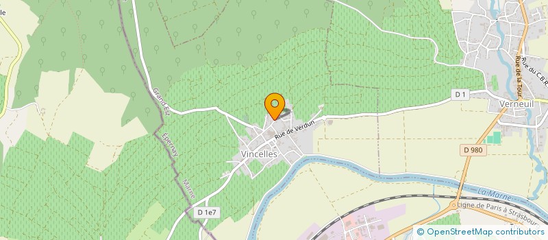 localisation de l'entreprise SCEV LES PLANTELLES  VINCELLES