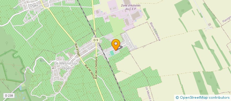 localisation de l'entreprise SCEV LES RUCHOTTES  LE MESNIL-SUR-OGER