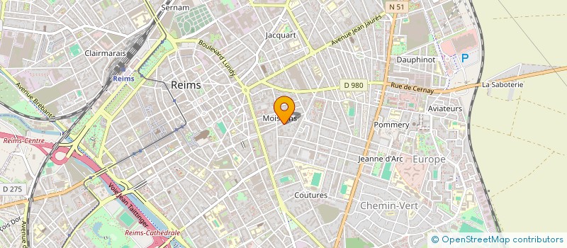 localisation de l'entreprise SCEV M.WALLAERT  REIMS