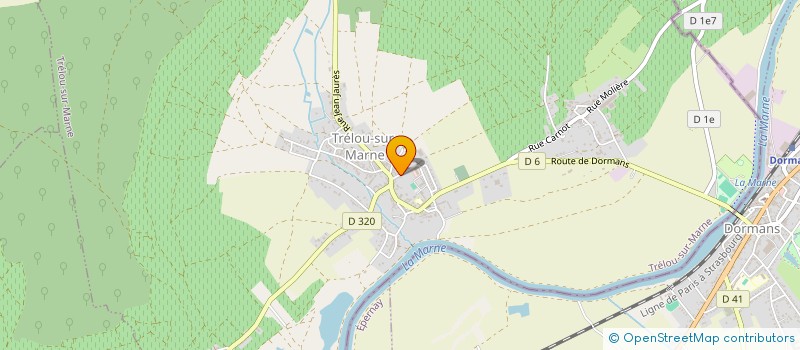 localisation de l'entreprise SCEV MONNIN - COUVENT à TRELOU-SUR-MARNE