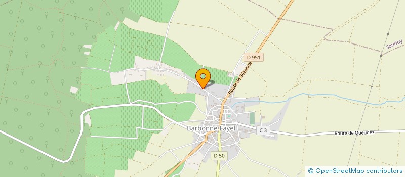 localisation de l'entreprise SCEV PASQUET  BARBONNE-FAYEL