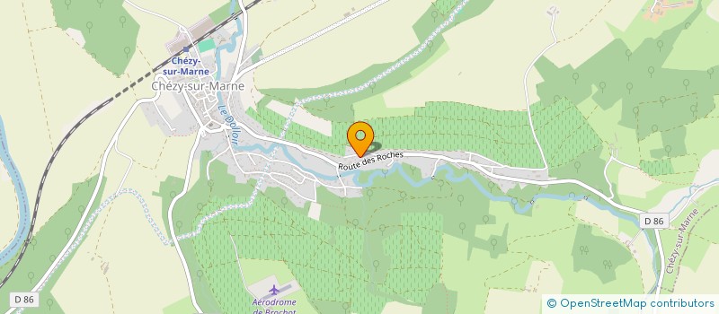 localisation de l'entreprise SCEV PAULENTIN à CHEZY-SUR-MARNE