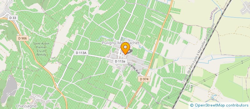 localisation de l'entreprise SCEV PERNOT PAUL ET SES FILS à PULIGNY-MONTRACHET