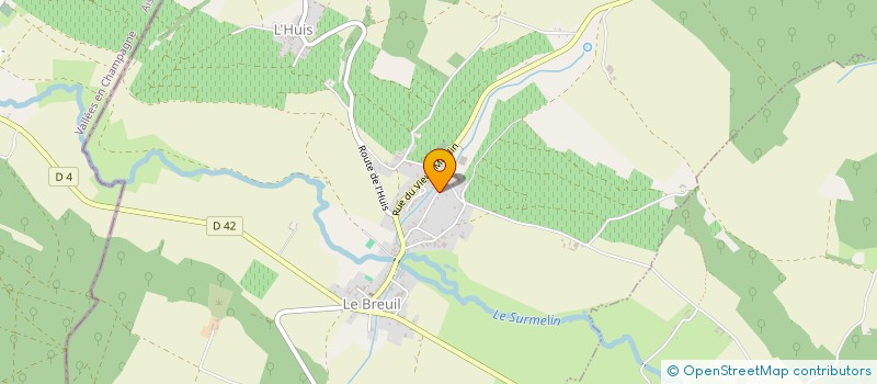 localisation de l'entreprise SCEV PHILIPPE MIGNON à LE BREUIL