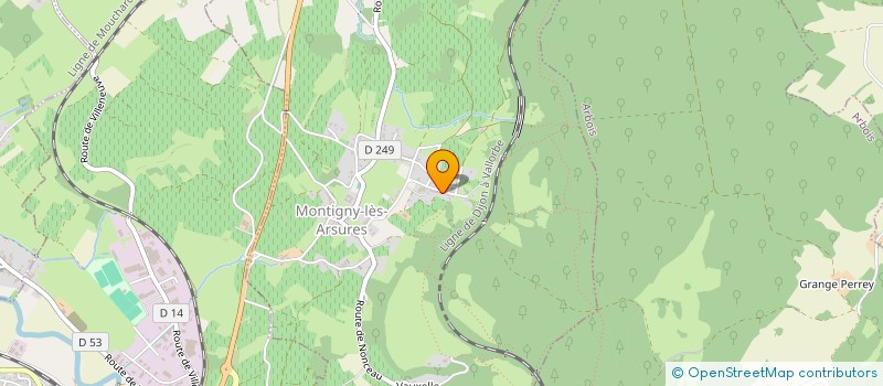 localisation de l'entreprise SCEV PIQUET  MONTIGNY-LES-ARSURES