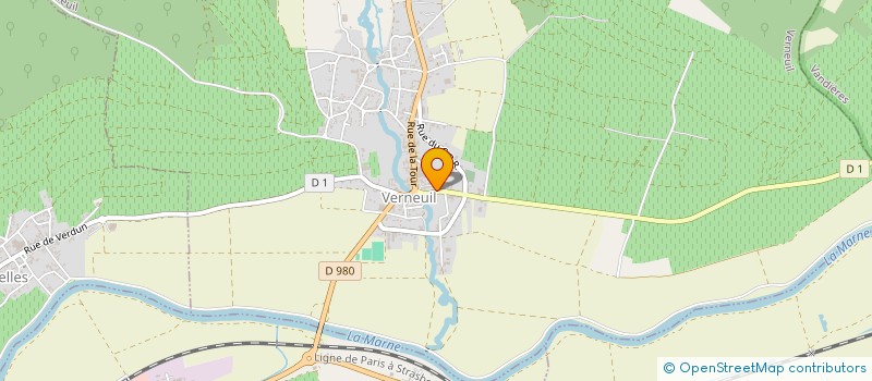 localisation de l'entreprise SCEV PRIOUX  VERNEUIL