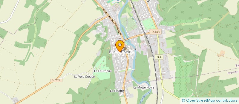 localisation de l'entreprise SCEV ROGER HASENFUS à BAR-SUR-SEINE