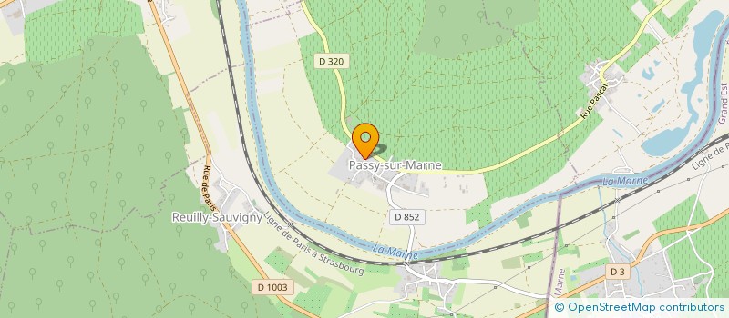 localisation de l'entreprise SCEV SERVEAUX FILS à PASSY-SUR-MARNE