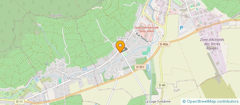 localisation de l'entreprise SCEV TOURNANT ET FILLES  PIERRY