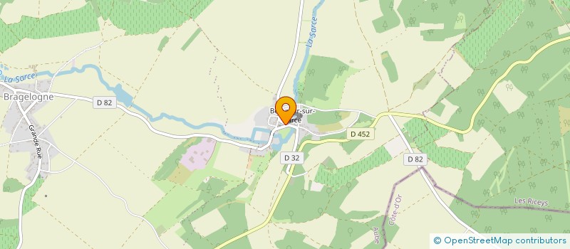 localisation de l'entreprise SCEV VAL DES RICEYS  BRAGELOGNE-BEAUVOIR