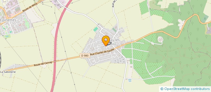 localisation de l'entreprise SCEV VIVILLE  CERNAY-LES-REIMS