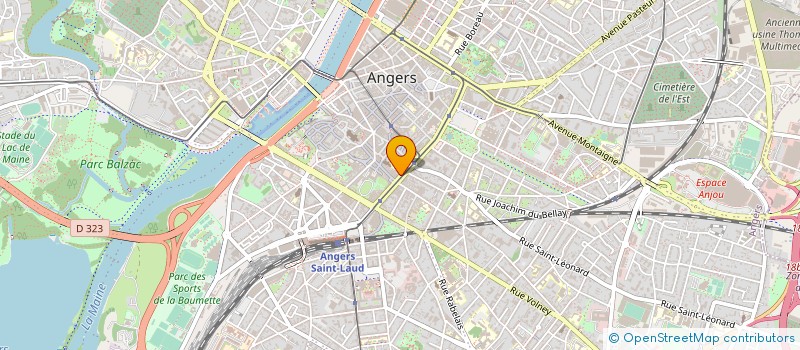 localisation de l'entreprise SCEVA à ANGERS