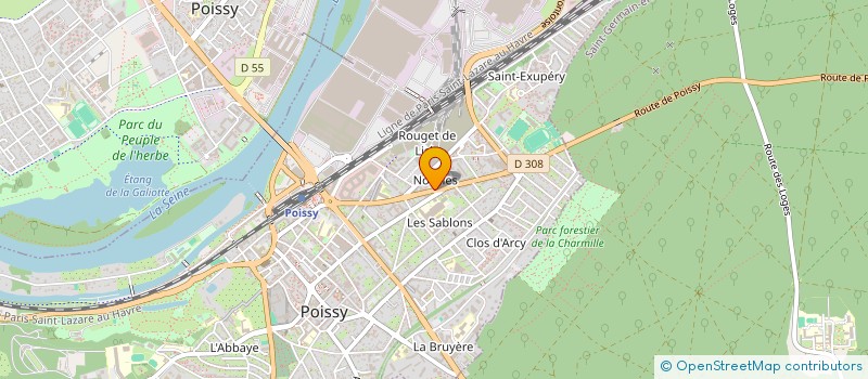 localisation de l'entreprise SCEXPLOG à POISSY