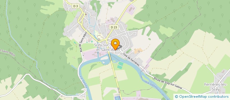 localisation de l'entreprise SCEY SURGEL à SCEY-SUR-SAONE-ET-SAINT-ALBIN