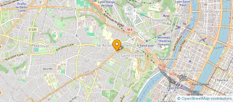 localisation de l'entreprise SCF  LYON