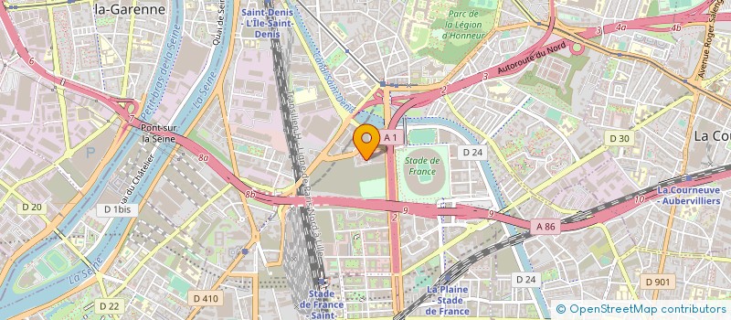 localisation de l'entreprise SCF à SAINT-DENIS