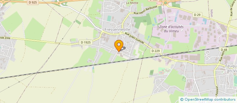 localisation de l'entreprise SCF  FRESSENNEVILLE