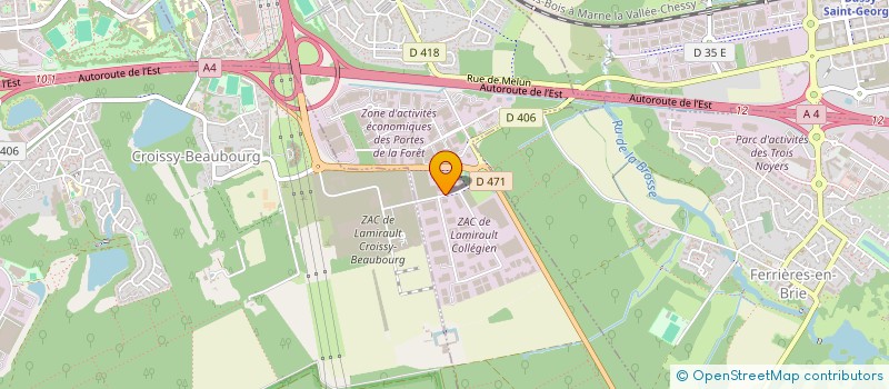 localisation de l'entreprise SCF à SAINT-THIBAULT-DES-VIGNES